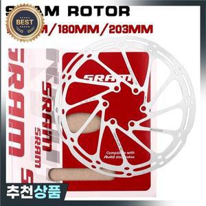 Sram Avid 자전거 브레이크 로터 센터라인 160mm MTB 산악 6pcs T25 볼트가  유압 디스크