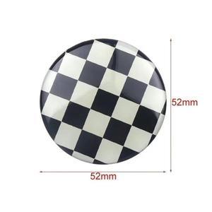자동차 용품 4pcs 52MM 자동차 휠 센터 허브 스티커 로고  쿠퍼 JCW R50 R52 R53 R56 R57 R58 R60 클럽 맨