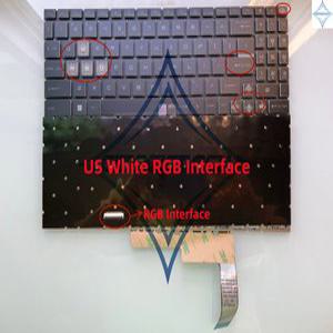컴퓨터 노트북 A12UDX 노트북 15 당 백라이트 A12VE 미국 키보드용 RGB RU A12VF 키 러시아어 A12V CYBORG MSI 영어 A12U