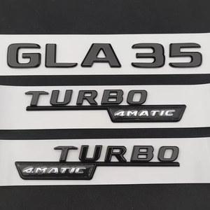 호환 ABS 45S GLA45S AMG 엠블럼 메르세데스 트렁크 GLA45 문자 뒷 자동차 GLA35 액세서리 35 X156 로고 GLA 45 4matic 3D