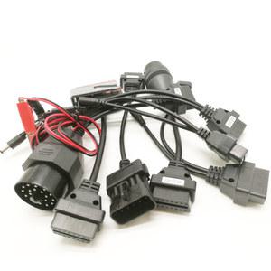 자동차 CDP 용 TCS Pro 커넥터 케이블 풀세트 어댑터 8pcs Obd2 진단