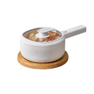 라면 찌개 전기 냄비 일체형 기계 블랙 캠핑 기숙사 즉석 간편 모델 손잡이 휴대용 1인