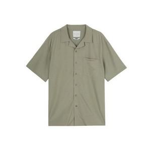 남성 5부 코튼레이온 루즈핏 쿠반카라 셔츠 T202SH300P)