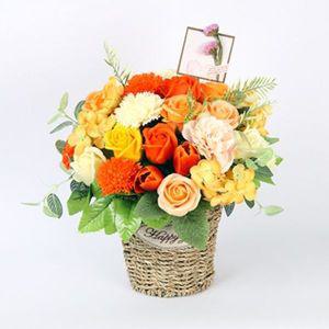 로즈마켓 비누꽃 오렌지환타(택배상품 / 배송은 3~4일 소요됩니다 (주말,공