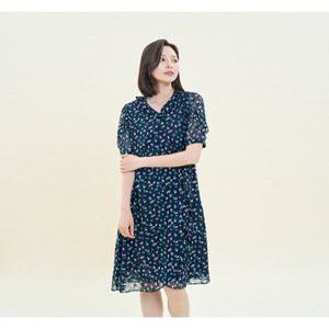 [크로커다일레이디]퍼프소매 랩스타일 원피스_CLDMOP110 CLDMOP110