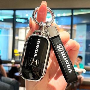 혼다 키케이스 CRV XRV 키홀더 블랙 화이트 TPU 벨트 메탈 버클