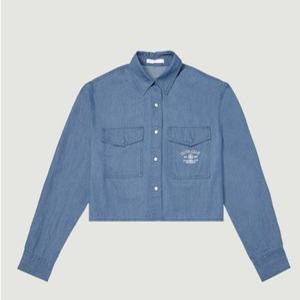 [행텐][행텐]  크롭 데님 셔츠 _(10470-120-401-10)_ys
