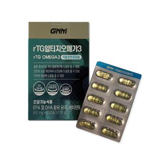 GNM자연의품격 알티지 오메가3 837mg x 60캡슐 3개 JJ몰