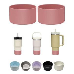 실리콘 컵 부츠 바닥 논슬립 보호 슬리브 커버 40oz 텀블러 보온병 컵 30oz 물병 7.5cm 9cm