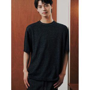 탑텐 TOPTEN 남성) 투톤 크루넥 반팔 스웨터_MSF3ER1911 MSF3ER1911 117402