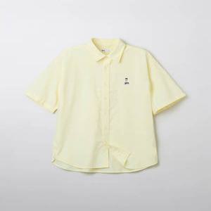 SPAO 스파오 (우디) 옥스퍼드 오버핏 반팔 셔츠_SPYWF25C52 551258