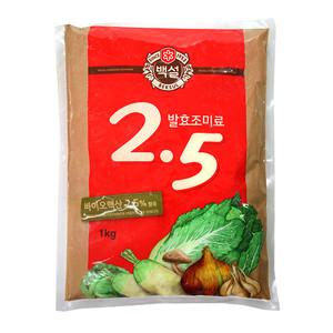 백설 발효조미료 2.5 1kg 1개
