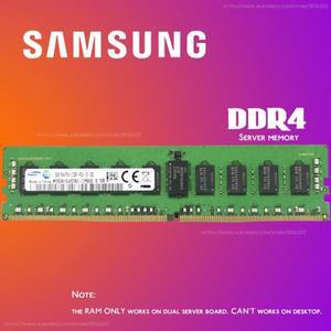 삼성 DDR4 램 8GB 4GB 16GB PC4 2133MHz 또는 2400MHz 2666MHz 2400T 또는 2133P 2666V ECC REG 서버 메모
