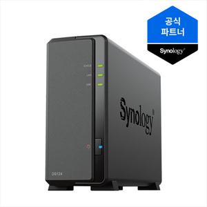 시놀로지 NAS DS124 (1베이) 나스 스토리지 클라우드 (하드미포함)