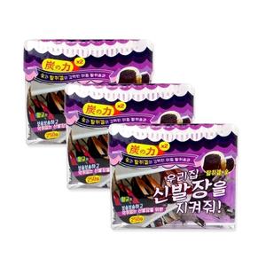 우리집 신발장을 지켜줘 탈취제(신발장용 250g)-3개 탈취겔 숯 냄새제거