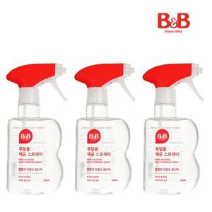 비앤비 살균 소독 제균 스프레이 300ml 3입(살균/소독/알콜)_KT08