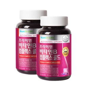 뉴트리디데이 프리미엄 비타민B 컴플렉스 골드 500mg x 90정 2개 /sj