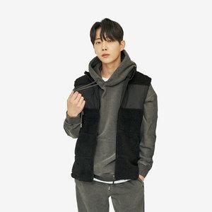 미라클 하이넥 양털뽀글이 플리스조끼 후리스조끼 겨울아우터 남성 여성