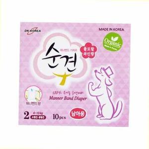 순견 기저귀 남아용 매너벨트 2단계(4kg~10kg)