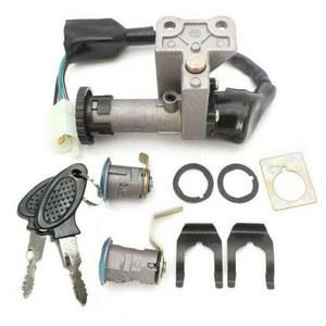 점화 스위치 키 세트, GY6 50cc 150cc 오토바이 스쿠터, 4 핀 플러그 오토바이 잠금 장치
