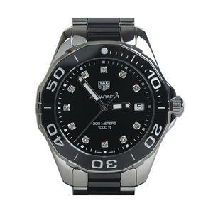 Tag Heuer WAY131C.BA0913 10포인트 세라믹 AQUARACER 아쿠아레이서 35MM 쿼츠 스틸 여성용시계