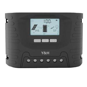 SOGTICPS 60A 태양광 충전 컨트롤러 12V 24V 36V 48V 자동 LCD 디스플레이, SLD, 겔, 플러드, 리튬 배터리용 조절 가능한 및 방전 전압 매개 변수