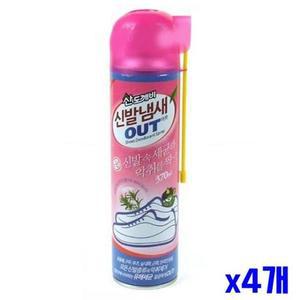 [BZJI65IJ_4B]신발냄새 OUT 370ml x4개