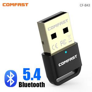 USB 블루투스 5.3 5.4 어댑터 PC 무선 마우스 키보드 음악 오디오 리시버 송신기 100M 동글