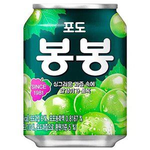 [셀러허브 패션][JHQSWXDW_52EQ]포도 봉봉 238mlx72캔둥치 해태 GWM