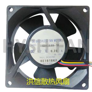 SD92A4H-18 3 선 축 FAN DC12V 0.26A 9M
