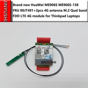 ME906S ME906S-158 FRU 00JT491 4G 안테나 M.2 Qual band FDD LTE 모듈 T460 T560 P50S L460 X260 X1 카본