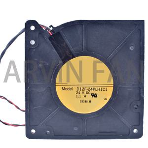 냉각 회전 D12F-24PLH1C1 대형 공기량 원심 터빈 송풍기 FAN 12cm 12032 120x120x32mm 24V 1.1A