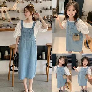 엄마랑딸원피스 아기랑 맘 커플룩 화이트 모녀원피스 드레스 휴가 여행옷 패밀리룩