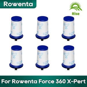 진공 필터 360 세탁 가능한 호환되는 FORCE 예비 ROWENTA 청소기와 PERT 2 Pcs