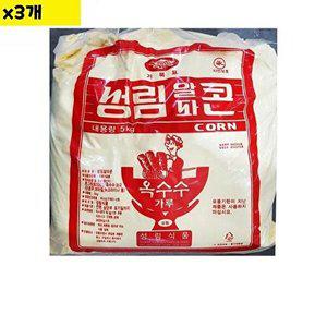 [셀러허브 패션][JHOMPO90_52ED]옥수수가루 옥수수전분 성림 5kg x3개