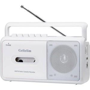 블루별 Gelielim 보음박스 잭이 대형 오디오 플레이어 카세트 CD Boombox Tape