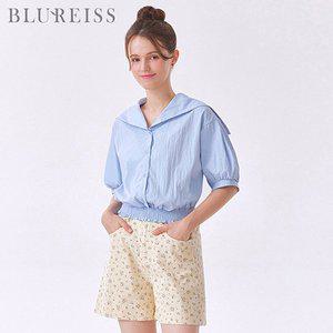 [블루레이스]세일러카라 밴딩 블라우스_BI5M1BL5101