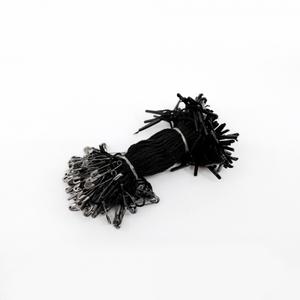 KP 옷핀 실고리(블랙핀 블랙끈) 약100개 택끈 택고리 상표 라벨 택핀