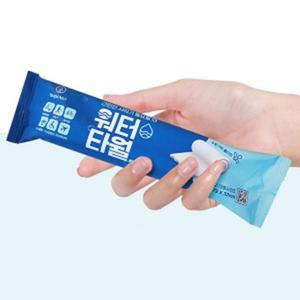 노인 환자 물없이 샤워 운동 두꺼운 대형 물티x10개 간병용 병원
