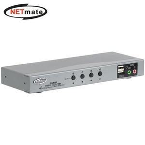 [XBK800J6_48]4K 60Hz Displayport KVM 4대1 스위치 USB 포