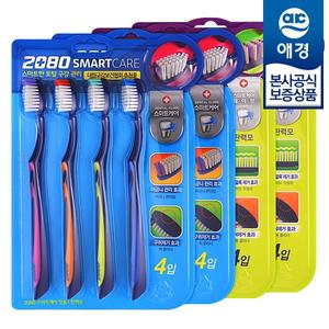 [애경] 2080 스마트케어 칫솔 4입 x4개
