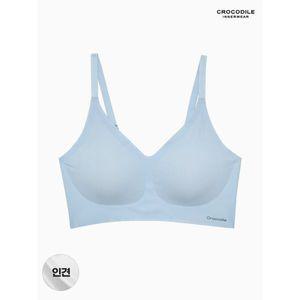 [하프클럽/ 이너웨어]쿨 인견 에어홀 스트랍 감탄브라 1종 라이트블루