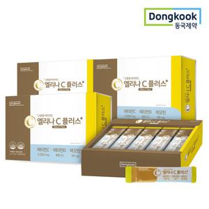 동국제약 엘리나C 플러스 고함량 프리미엄 약국 비타민C 2000mg 3박스 비타민D3 비오틴 분말 가루 스틱
