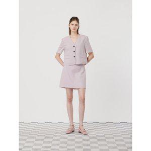 [CC콜렉트](강남점)[씨씨콜렉트](SET-UP)린넨 블렌드 미니스커트_C252MSD335
