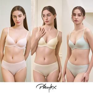 노와이어 시크릿 브라팬티 6종 피치+버터옐로우+민트