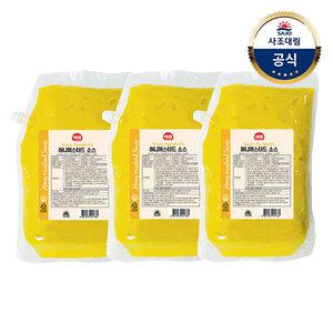 [사조대림] 허니머스터드 소스 2kg x3개