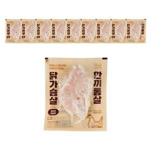[소비기한 임박] 한끼통살 통살 닭가슴살 화이트머쉬룸, 100g, 10개입, 1개