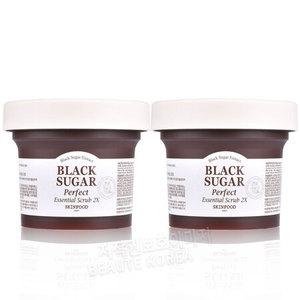 스킨푸드 블랙슈가 퍼펙트 에센셜 스크럽 2X 210g 2개