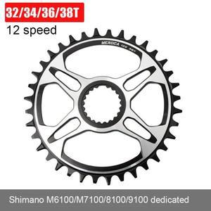 MEROCA 12s 체인 링 32-38T 크랭크셋 Mtb 싱글 체인링 크라운 시마노 M6100 M7100 81009100 전용 자전거 부