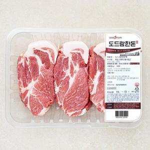 도드람한돈 목심 1등급 스테이크용 (냉장) 1kg × 1개